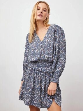 RAILS • Zana Dress in Blue Floral Ditsy